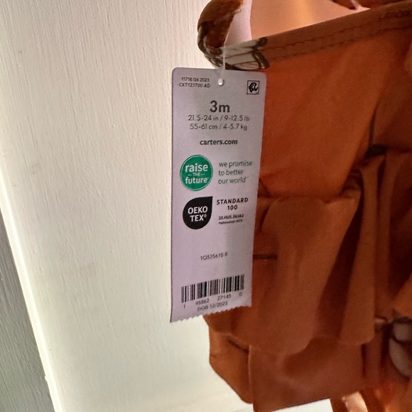 Carter’s | Baby Girl Carter's Floral 1-Piece Swimsuit, 3 month - Picture 6 of 6